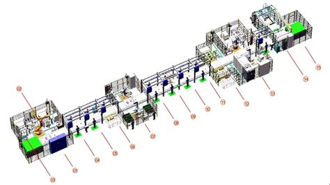 Fully Automatic Assembly Line for Batteries - Bg1 Battery and A7sii Battery