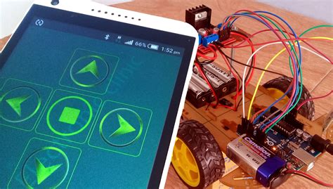 Arduino Bluetooth controlled Robot using L298n Motor Driver Android App