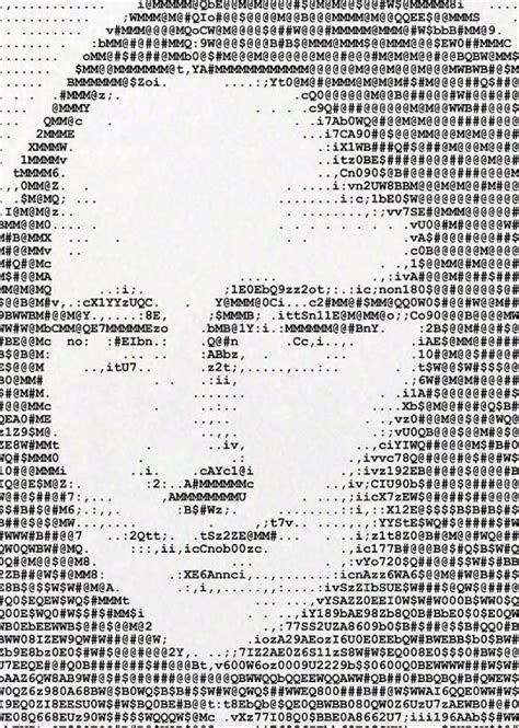 software mona lisa iconic-ironic | Ascii art, Text art, Ascii art generator