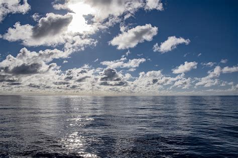 Ocean Sky And Clouds Free Stock Photo - Public Domain Pictures