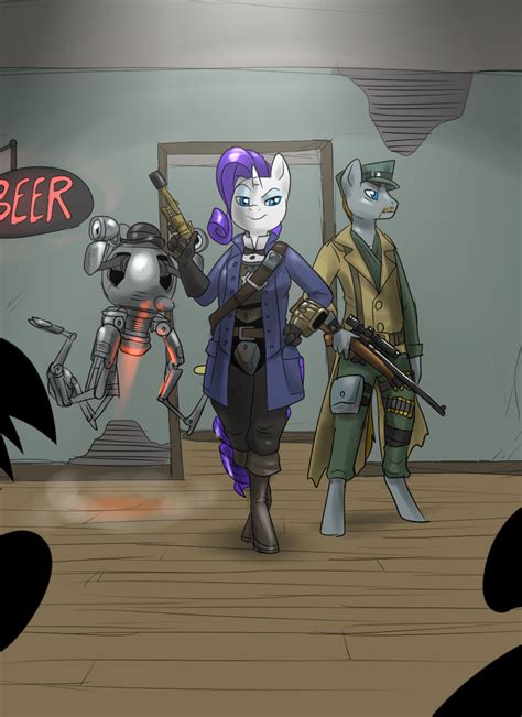 Fo4 Ponies - Rarity by Metal-Kitty on DeviantArt