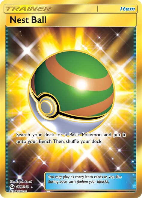 Nest Ball (Secret) - SM Base Set - Pokemon