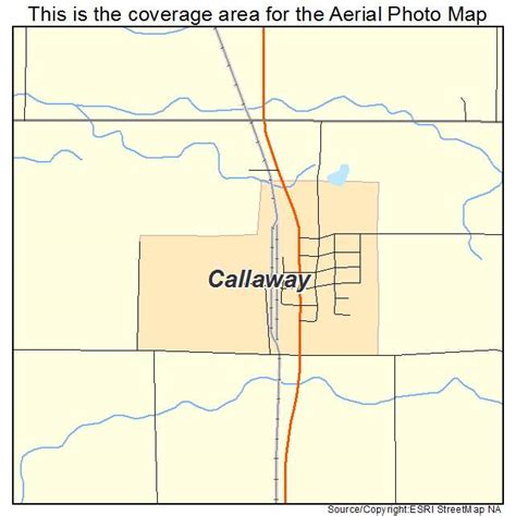 Aerial Photography Map of Callaway, MN Minnesota