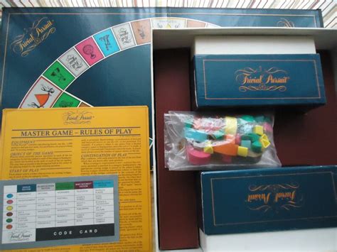 Vintage Trivial Pursuit Master Game Genus Edition - Etsy