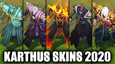 All Karthus Skins Spotlight 2020 (League of Legends) - YouTube