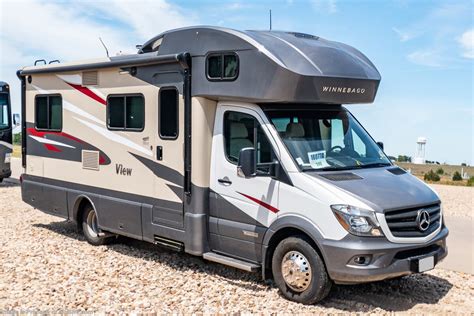 Used 2018 Winnebago View 24V Class C Sprinter Diesel RV W/ Cab Over Loft