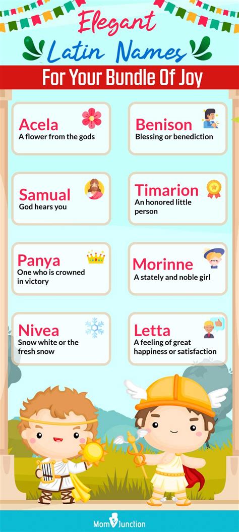 2652 Unique Latin Baby Names With Meanings | Momjunction | MomJunction