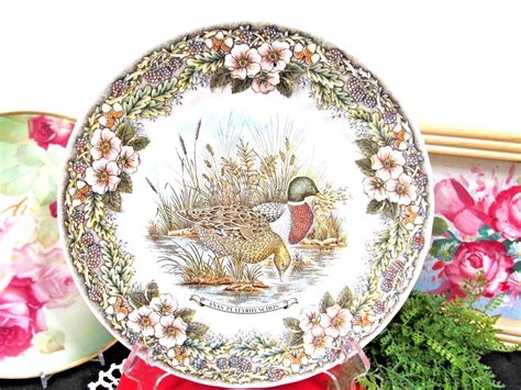 2 Myott Churchill Wildlife Plate England Mallard Duck Plate - Etsy