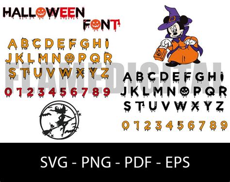 Halloween Font Svg Halloween Alphabet Svg Halloween vector | Etsy | Halloween fonts, Halloween ...