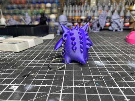 Gengar Keychain by Nazukao | Download free STL model | Printables.com