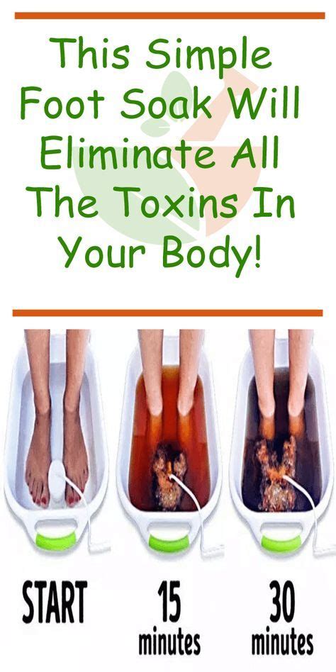 This Simple Foot Soak Will Eliminate All The Toxins In Your Body! - Our ...