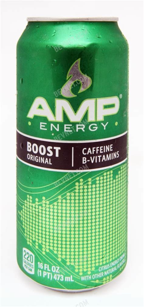 Amp Boost Original (2012) | AMP Energy Drink | BevNET.com Product Review + Ordering | BevNET.com