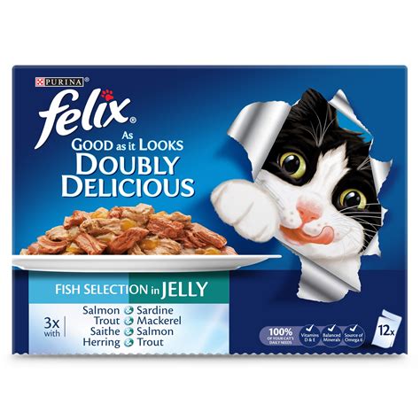 Purina Felix Cat Food Fish Selection 100 Gm x 12 – MercatCo.com