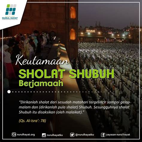 Keutamaan Sholat Subuh Berjamaah - Kumpulan Doa