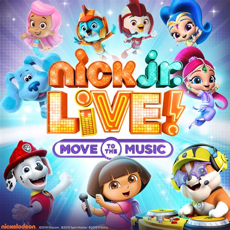 NickALive!: Nick Jr. Live! "Move To The Music" U.S. Theatrical Tour To ...