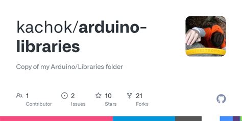 GitHub - kachok/arduino-libraries: Copy of my Arduino/Libraries folder