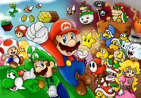 Super Mario Wallpaper by ElCajarito on DeviantArt