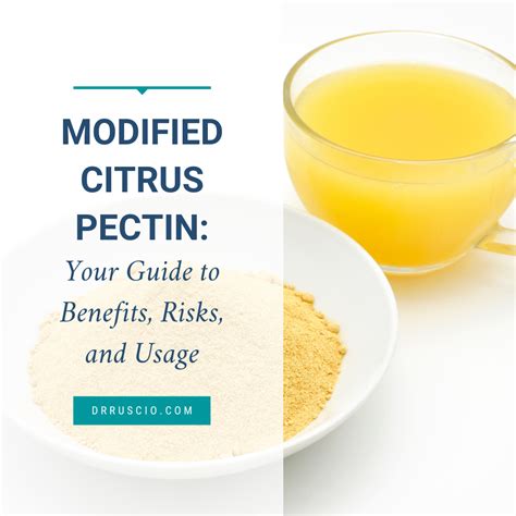 Modified Citrus Pectin - Dr. Michael Ruscio, DC