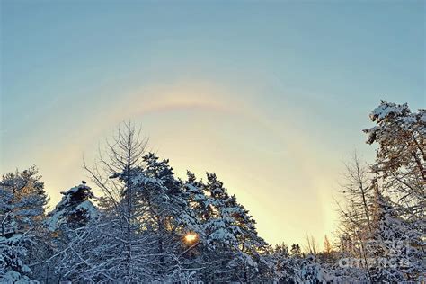 Rainbow in Winter Photograph by Catherine Cairns-OKeefe - Pixels