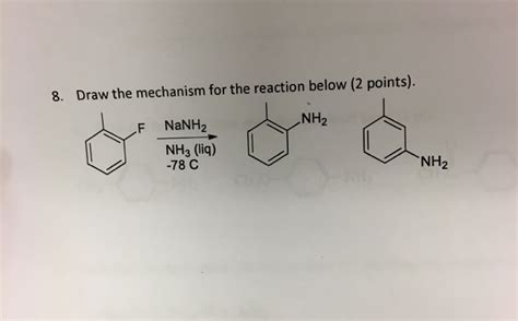 Solved 8. Draw the mechanism for the reaction below (2 | Chegg.com