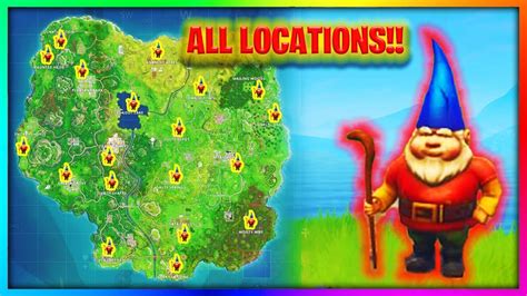 EVERY GNOME LOCATION in Fortnite: Battle Royale - WEEK 7 Challenge! - YouTube