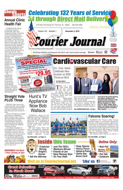 Courier Journal - Nov 2, 2016