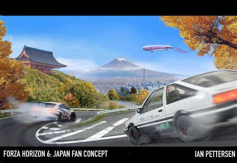 ArtStation - [FANART] Forza Horizon 6 - Japan