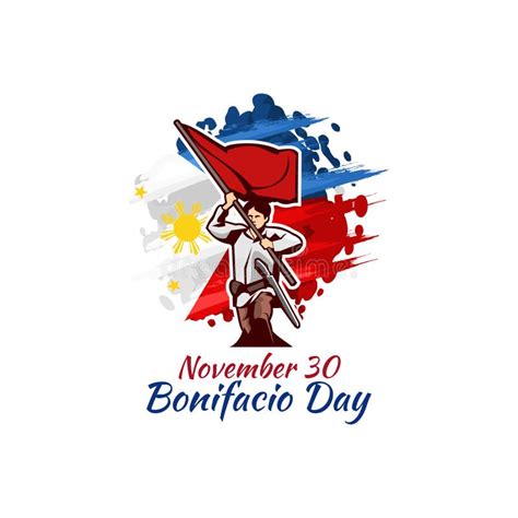 November 30, Happy Bonifacio Day Vector Illustration Stock Vector ...