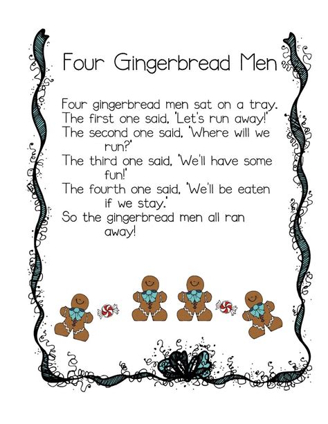 Legend Of The Gingerbread Man Printable - LEGENDSI