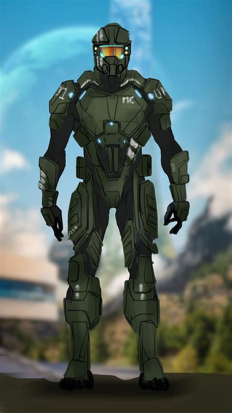 Master Chief Quick Redesign | Halo armor, Animation art character design, Armor concept