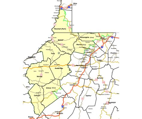 West Virginia Legislature's District Maps