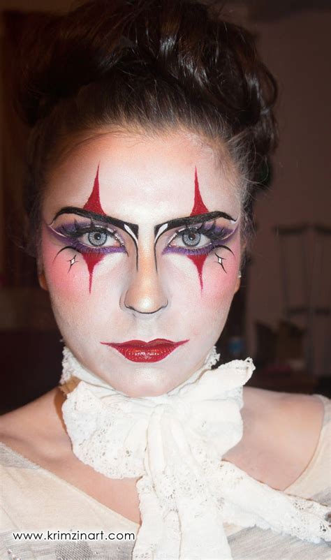 Harlequin make up | Harlequin makeup, Jester makeup, Circus makeup