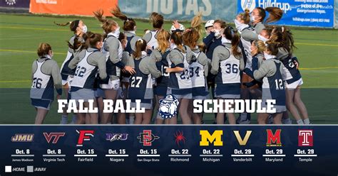 Women’s Lacrosse Announces Fall Schedule Presented by MedStar Health - Georgetown University ...