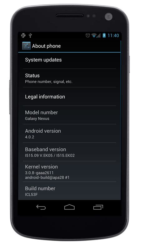 [Download] GSM Samsung Galaxy Nexus Gets Android 4.0.2 ICS Update ...