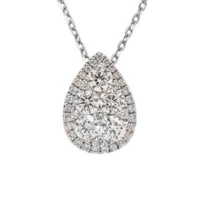 Diamond Cluster Pendant - Sinclairs Jewellers