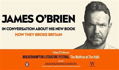 James O'Brien In Conversation tickets in Wolverhampton at The Wulfrun ...