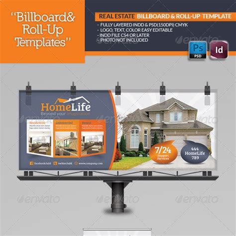 70+ Best Real Estate Billboard Templates | Graphic Design Resources