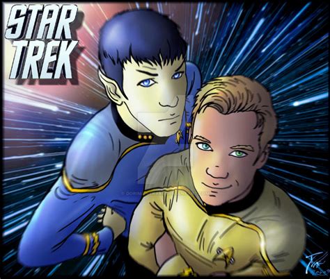 Kirk and Spock of Star Trek by DorimantRake on DeviantArt