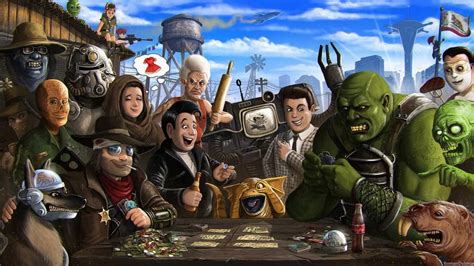 Ring-a-ding baby! Amazing fan art by Roman Dubina : r/falloutnewvegas