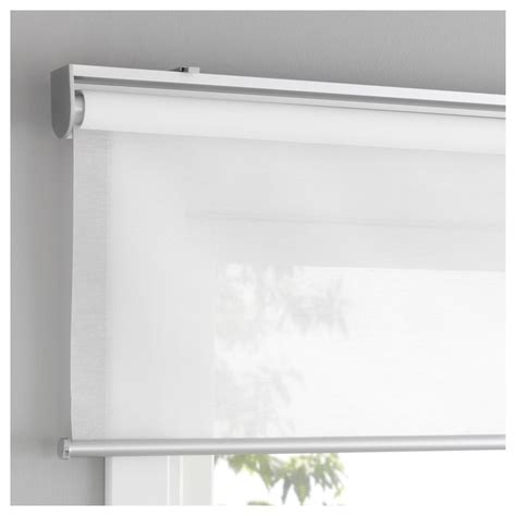 SKOGSKLÖVER Roller blind, white, 34x76 ¾" - IKEA | Ikea blinds, Bathroom blinds, Sliding door blinds