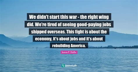 We didn't start this war - the right wing did. We're tired of seeing g ...