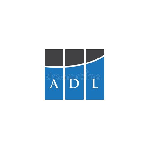 ADL Letter Logo Design on Black Background. ADL Creative Initials Letter Logo Concept. ADL ...