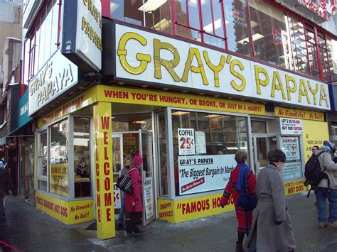 Gray's Papaya - A Famous Hot-dog Restaurant | New york pictures, New york travel, Restaurant new ...