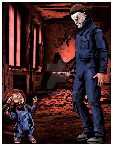 Chucky vs Michael Myers by maxmax123 on DeviantArt