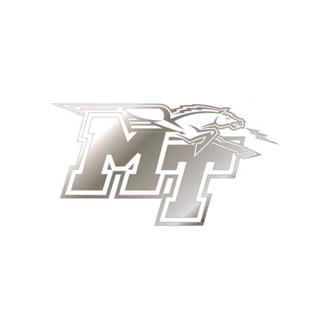 Textbook Brokers - MTSU: MT Logo w/ Lightning 6" Decal