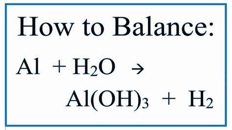 Aluminum reactivity - limobasketball