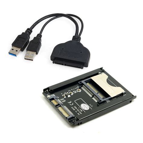 CY SATA 22Pin to USB 3.0 to CFast Card adapter 2.5 inch Hard Disk Case SSD HDD CFast Card Reader ...