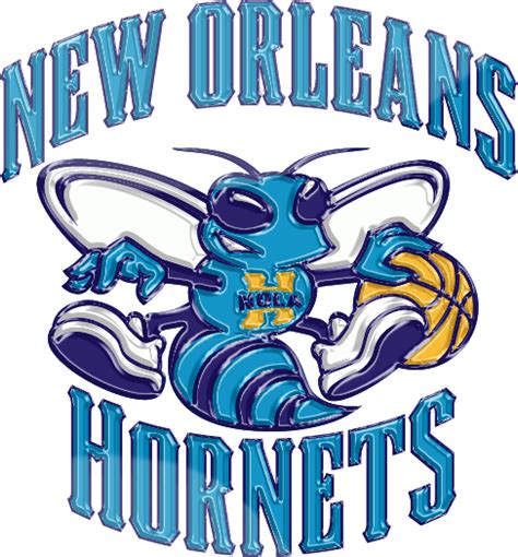 New Orleans Hornets 3D Logo by Rico560 on DeviantArt