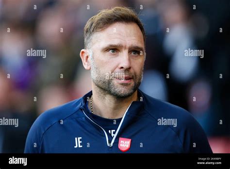 John Eustace manager of Birmingham City during the Sky Bet Championship ...