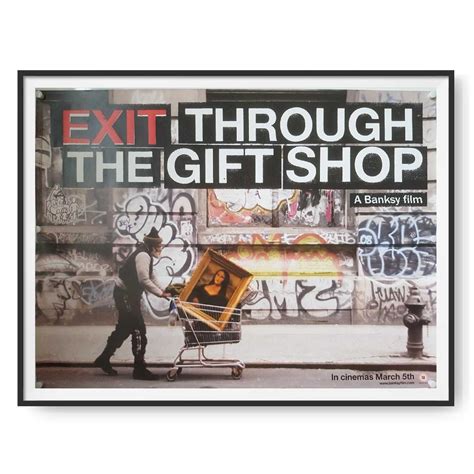 Exit Through The Gift Shop (2010) Withdrawn UK Quad Poster - Cinema ...